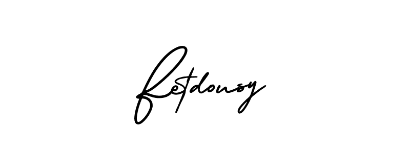 Use a signature maker to create a handwritten signature online. With this signature software, you can design (AmerikaSignatureDemo-Regular) your own signature for name Fetdousy. Fetdousy signature style 3 images and pictures png