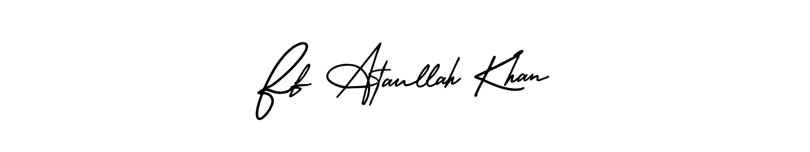 Here are the top 10 professional signature styles for the name Ff Ataullah Khan. These are the best autograph styles you can use for your name. Ff Ataullah Khan signature style 3 images and pictures png