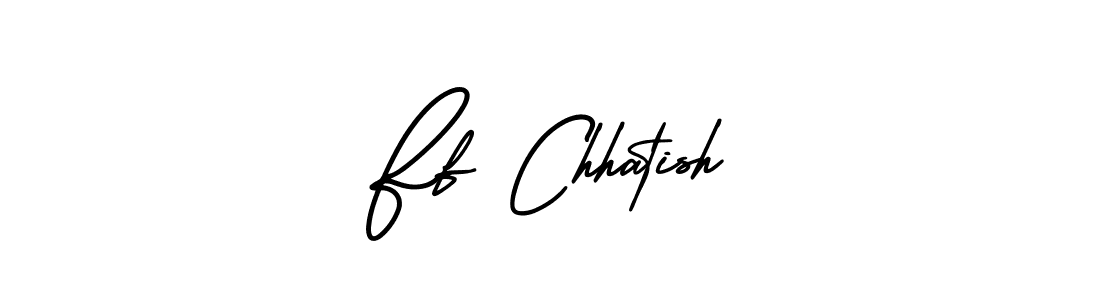 You can use this online signature creator to create a handwritten signature for the name Ff Chhatish. This is the best online autograph maker. Ff Chhatish signature style 3 images and pictures png