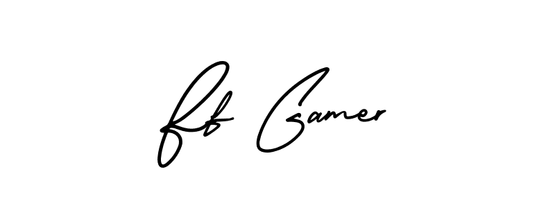 Also You can easily find your signature by using the search form. We will create Ff Gamer name handwritten signature images for you free of cost using AmerikaSignatureDemo-Regular sign style. Ff Gamer signature style 3 images and pictures png