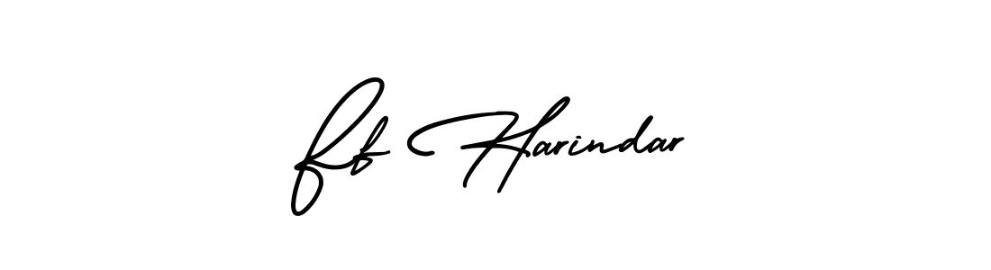Similarly AmerikaSignatureDemo-Regular is the best handwritten signature design. Signature creator online .You can use it as an online autograph creator for name Ff Harindar. Ff Harindar signature style 3 images and pictures png