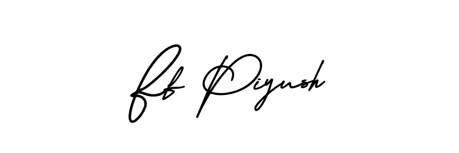 Once you've used our free online signature maker to create your best signature AmerikaSignatureDemo-Regular style, it's time to enjoy all of the benefits that Ff Piyush name signing documents. Ff Piyush signature style 3 images and pictures png