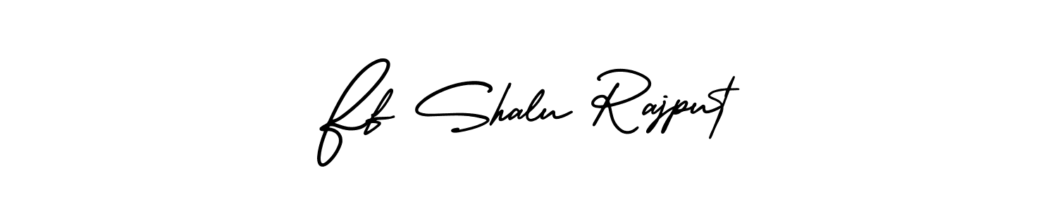 Also we have Ff Shalu Rajput name is the best signature style. Create professional handwritten signature collection using AmerikaSignatureDemo-Regular autograph style. Ff Shalu Rajput signature style 3 images and pictures png
