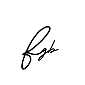 How to make Fgb name signature. Use AmerikaSignatureDemo-Regular style for creating short signs online. This is the latest handwritten sign. Fgb signature style 3 images and pictures png