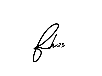 You should practise on your own different ways (AmerikaSignatureDemo-Regular) to write your name (Fh23) in signature. don't let someone else do it for you. Fh23 signature style 3 images and pictures png