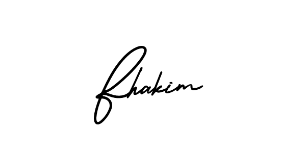 How to Draw Fhakim signature style? AmerikaSignatureDemo-Regular is a latest design signature styles for name Fhakim. Fhakim signature style 3 images and pictures png