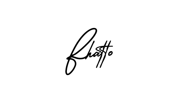 It looks lik you need a new signature style for name Fhatto. Design unique handwritten (AmerikaSignatureDemo-Regular) signature with our free signature maker in just a few clicks. Fhatto signature style 3 images and pictures png