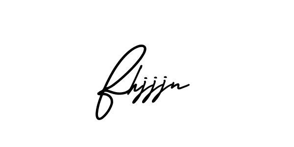 You should practise on your own different ways (AmerikaSignatureDemo-Regular) to write your name (Fhjjjn) in signature. don't let someone else do it for you. Fhjjjn signature style 3 images and pictures png