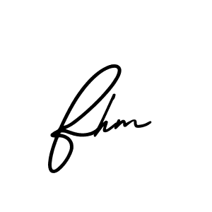 Also we have Fhm name is the best signature style. Create professional handwritten signature collection using AmerikaSignatureDemo-Regular autograph style. Fhm signature style 3 images and pictures png