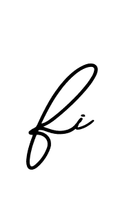 How to Draw Fi signature style? AmerikaSignatureDemo-Regular is a latest design signature styles for name Fi. Fi signature style 3 images and pictures png