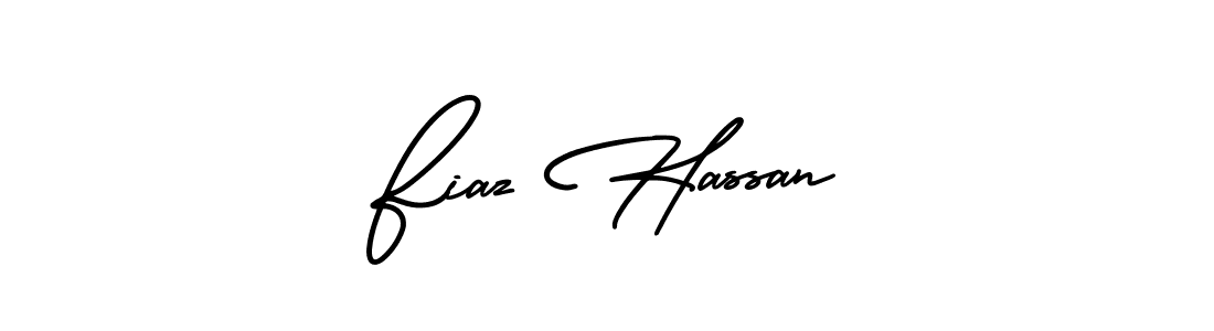 This is the best signature style for the Fiaz Hassan name. Also you like these signature font (AmerikaSignatureDemo-Regular). Mix name signature. Fiaz Hassan signature style 3 images and pictures png