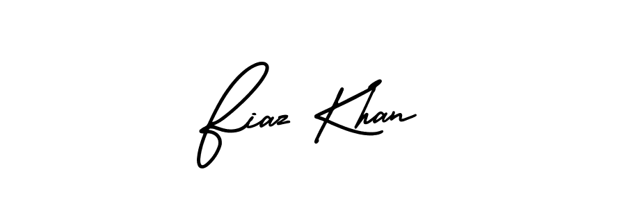 How to make Fiaz Khan name signature. Use AmerikaSignatureDemo-Regular style for creating short signs online. This is the latest handwritten sign. Fiaz Khan signature style 3 images and pictures png