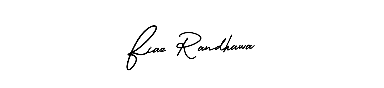 Make a beautiful signature design for name Fiaz Randhawa. With this signature (AmerikaSignatureDemo-Regular) style, you can create a handwritten signature for free. Fiaz Randhawa signature style 3 images and pictures png