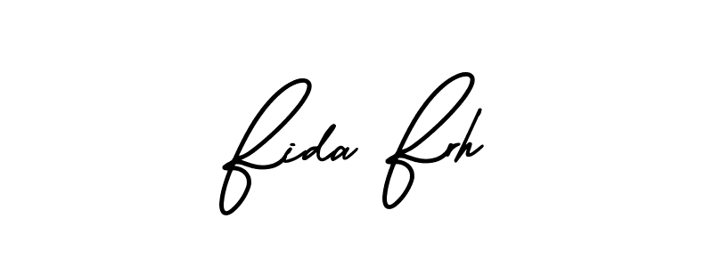 Make a short Fida Frh signature style. Manage your documents anywhere anytime using AmerikaSignatureDemo-Regular. Create and add eSignatures, submit forms, share and send files easily. Fida Frh signature style 3 images and pictures png
