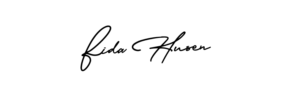 It looks lik you need a new signature style for name Fida Husen. Design unique handwritten (AmerikaSignatureDemo-Regular) signature with our free signature maker in just a few clicks. Fida Husen signature style 3 images and pictures png