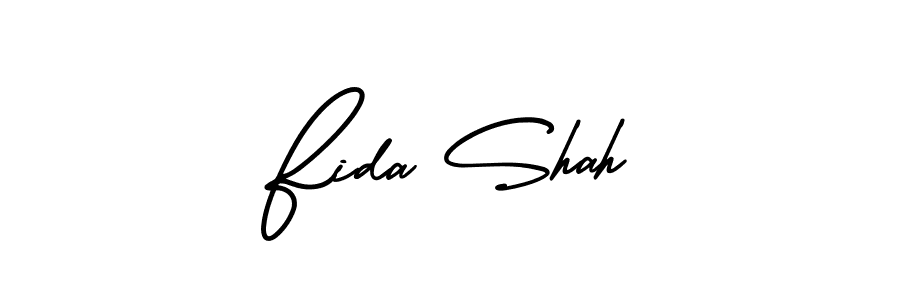 Also we have Fida Shah name is the best signature style. Create professional handwritten signature collection using AmerikaSignatureDemo-Regular autograph style. Fida Shah signature style 3 images and pictures png