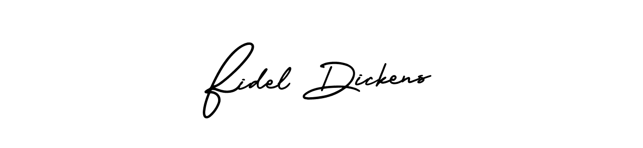 AmerikaSignatureDemo-Regular is a professional signature style that is perfect for those who want to add a touch of class to their signature. It is also a great choice for those who want to make their signature more unique. Get Fidel Dickens name to fancy signature for free. Fidel Dickens signature style 3 images and pictures png