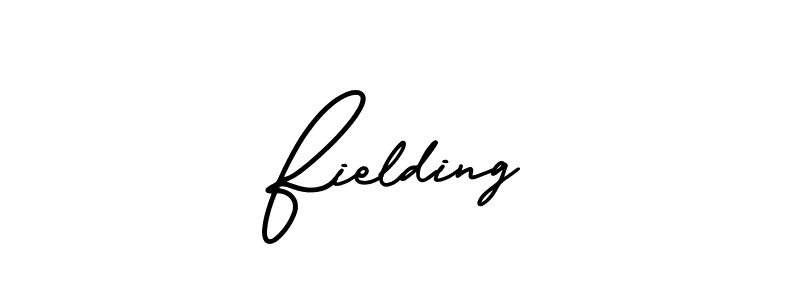 How to make Fielding signature? AmerikaSignatureDemo-Regular is a professional autograph style. Create handwritten signature for Fielding name. Fielding signature style 3 images and pictures png