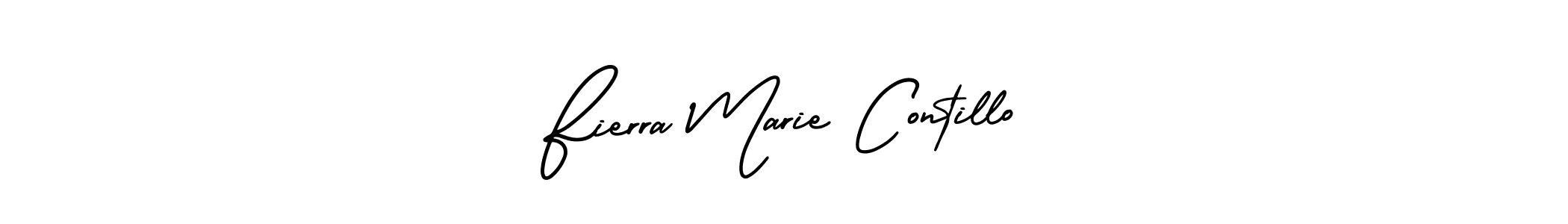 See photos of Fierra Marie Contillo official signature by Spectra . Check more albums & portfolios. Read reviews & check more about AmerikaSignatureDemo-Regular font. Fierra Marie Contillo signature style 3 images and pictures png