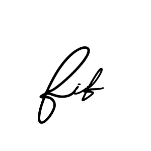 Design your own signature with our free online signature maker. With this signature software, you can create a handwritten (AmerikaSignatureDemo-Regular) signature for name Fif. Fif signature style 3 images and pictures png