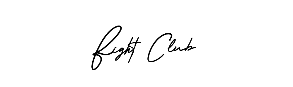 Also we have Fight Club name is the best signature style. Create professional handwritten signature collection using AmerikaSignatureDemo-Regular autograph style. Fight Club signature style 3 images and pictures png