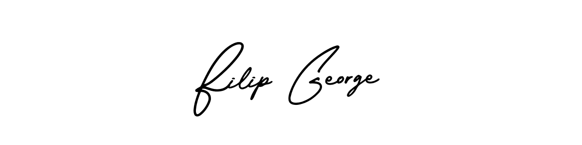 Make a short Filip George signature style. Manage your documents anywhere anytime using AmerikaSignatureDemo-Regular. Create and add eSignatures, submit forms, share and send files easily. Filip George signature style 3 images and pictures png