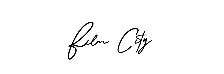 How to Draw Film City signature style? AmerikaSignatureDemo-Regular is a latest design signature styles for name Film City. Film City signature style 3 images and pictures png