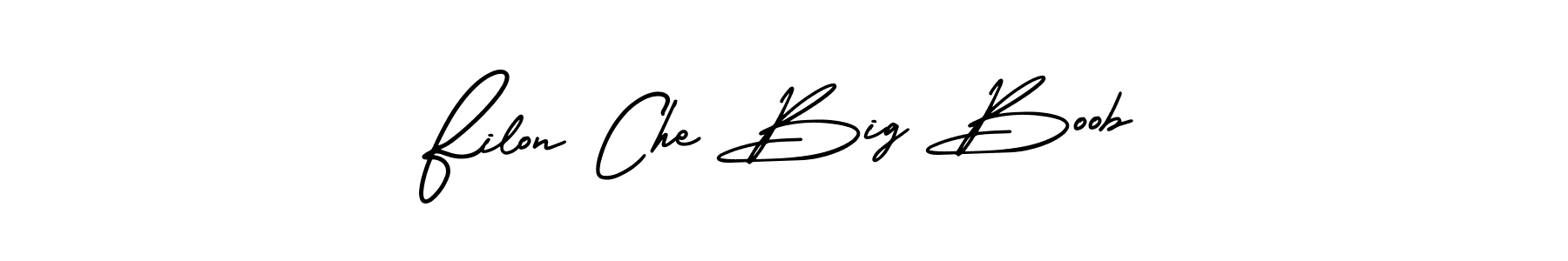 This is the best signature style for the Filon Che Big Boob name. Also you like these signature font (AmerikaSignatureDemo-Regular). Mix name signature. Filon Che Big Boob signature style 3 images and pictures png