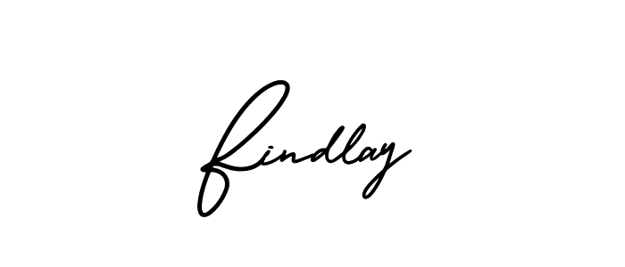 Make a beautiful signature design for name Findlay. With this signature (AmerikaSignatureDemo-Regular) style, you can create a handwritten signature for free. Findlay signature style 3 images and pictures png