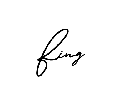 The best way (AmerikaSignatureDemo-Regular) to make a short signature is to pick only two or three words in your name. The name Fing include a total of six letters. For converting this name. Fing signature style 3 images and pictures png