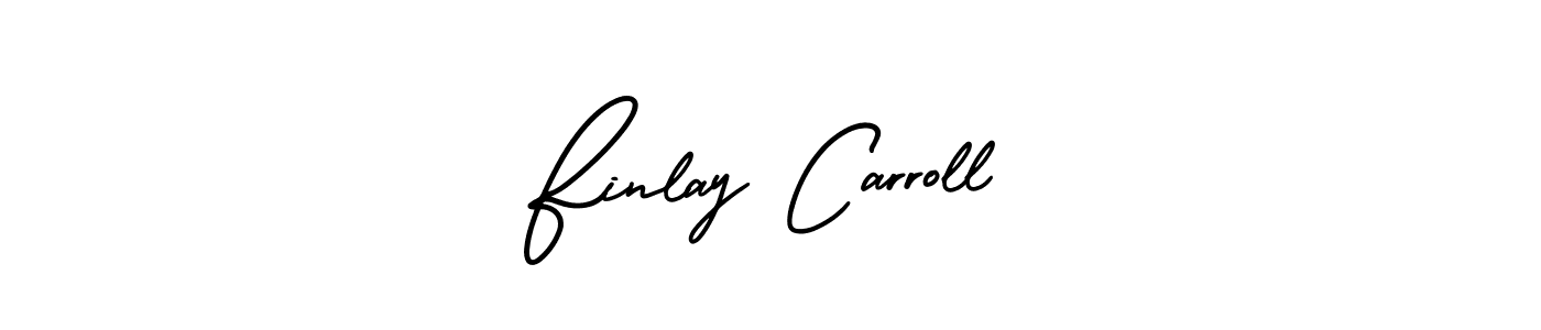Use a signature maker to create a handwritten signature online. With this signature software, you can design (AmerikaSignatureDemo-Regular) your own signature for name Finlay Carroll. Finlay Carroll signature style 3 images and pictures png