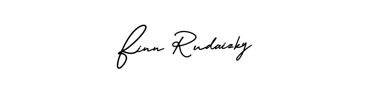 It looks lik you need a new signature style for name Finn Rudaizky. Design unique handwritten (AmerikaSignatureDemo-Regular) signature with our free signature maker in just a few clicks. Finn Rudaizky signature style 3 images and pictures png