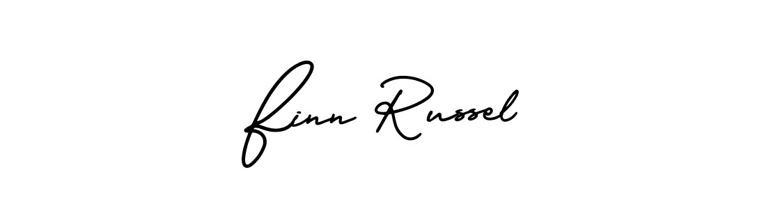 Best and Professional Signature Style for Finn Russel. AmerikaSignatureDemo-Regular Best Signature Style Collection. Finn Russel signature style 3 images and pictures png