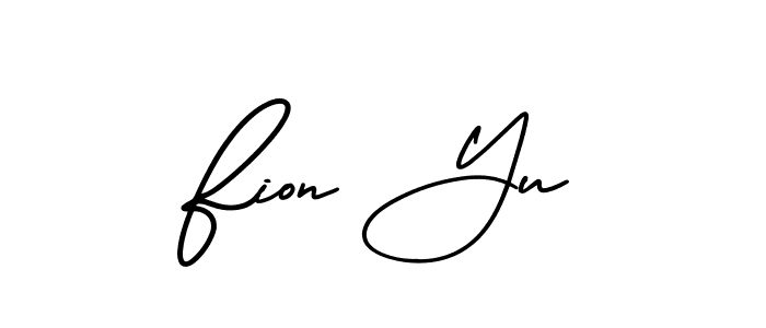 Similarly AmerikaSignatureDemo-Regular is the best handwritten signature design. Signature creator online .You can use it as an online autograph creator for name Fion Yu. Fion Yu signature style 3 images and pictures png