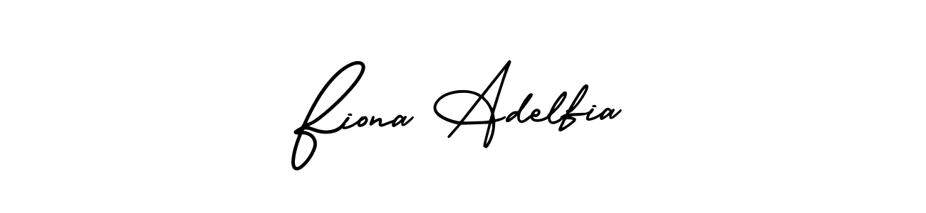 Make a beautiful signature design for name Fiona Adelfia. Use this online signature maker to create a handwritten signature for free. Fiona Adelfia signature style 3 images and pictures png