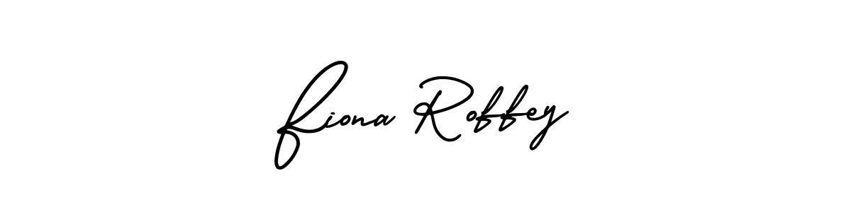Create a beautiful signature design for name Fiona Roffey. With this signature (AmerikaSignatureDemo-Regular) fonts, you can make a handwritten signature for free. Fiona Roffey signature style 3 images and pictures png
