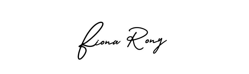 Also we have Fiona Rony name is the best signature style. Create professional handwritten signature collection using AmerikaSignatureDemo-Regular autograph style. Fiona Rony signature style 3 images and pictures png