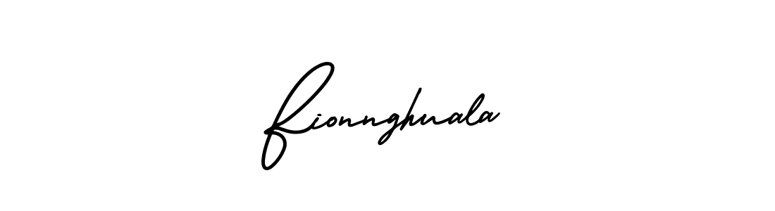 Make a beautiful signature design for name Fionnghuala. With this signature (AmerikaSignatureDemo-Regular) style, you can create a handwritten signature for free. Fionnghuala signature style 3 images and pictures png