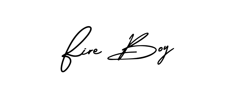 if you are searching for the best signature style for your name Fire Boy. so please give up your signature search. here we have designed multiple signature styles  using AmerikaSignatureDemo-Regular. Fire Boy signature style 3 images and pictures png