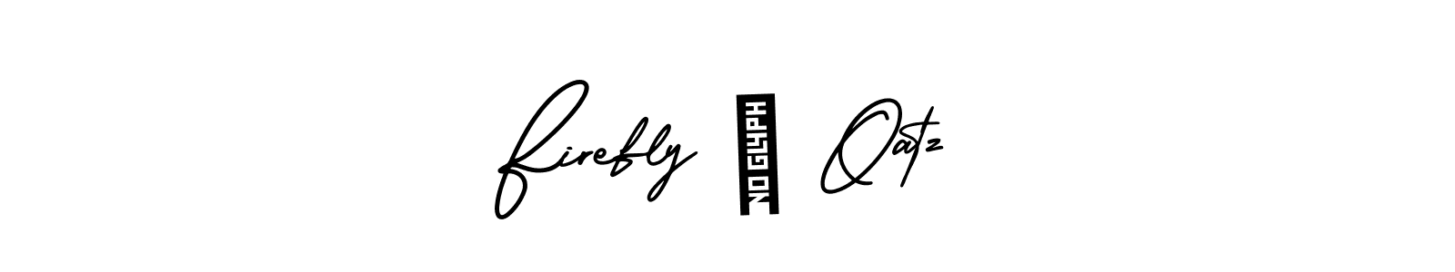 Use a signature maker to create a handwritten signature online. With this signature software, you can design (AmerikaSignatureDemo-Regular) your own signature for name Firefly ♥ Oatz. Firefly ♥ Oatz signature style 3 images and pictures png