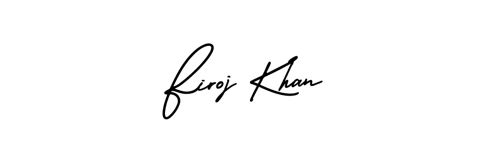 Firoj Khan stylish signature style. Best Handwritten Sign (AmerikaSignatureDemo-Regular) for my name. Handwritten Signature Collection Ideas for my name Firoj Khan. Firoj Khan signature style 3 images and pictures png