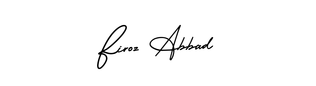 Similarly AmerikaSignatureDemo-Regular is the best handwritten signature design. Signature creator online .You can use it as an online autograph creator for name Firoz Abbad. Firoz Abbad signature style 3 images and pictures png