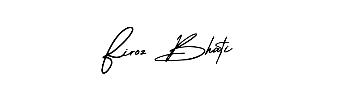 Best and Professional Signature Style for Firoz Bhati. AmerikaSignatureDemo-Regular Best Signature Style Collection. Firoz Bhati signature style 3 images and pictures png