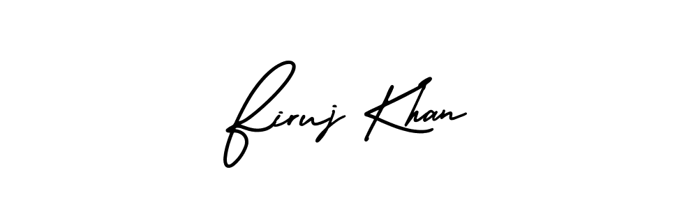 Firuj Khan stylish signature style. Best Handwritten Sign (AmerikaSignatureDemo-Regular) for my name. Handwritten Signature Collection Ideas for my name Firuj Khan. Firuj Khan signature style 3 images and pictures png