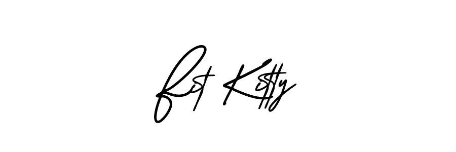 AmerikaSignatureDemo-Regular is a professional signature style that is perfect for those who want to add a touch of class to their signature. It is also a great choice for those who want to make their signature more unique. Get Fit Kitty name to fancy signature for free. Fit Kitty signature style 3 images and pictures png