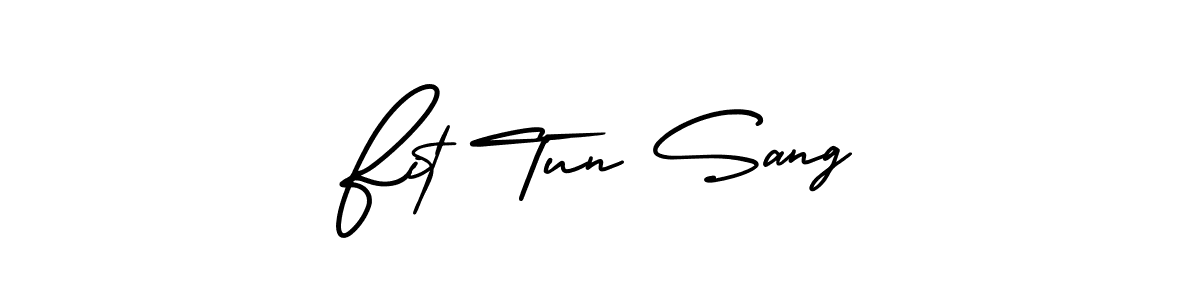 Make a beautiful signature design for name Fit Tun Sang. Use this online signature maker to create a handwritten signature for free. Fit Tun Sang signature style 3 images and pictures png
