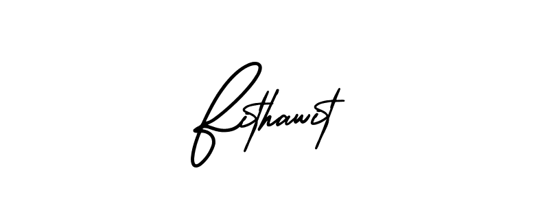 Also You can easily find your signature by using the search form. We will create Fithawit name handwritten signature images for you free of cost using AmerikaSignatureDemo-Regular sign style. Fithawit signature style 3 images and pictures png