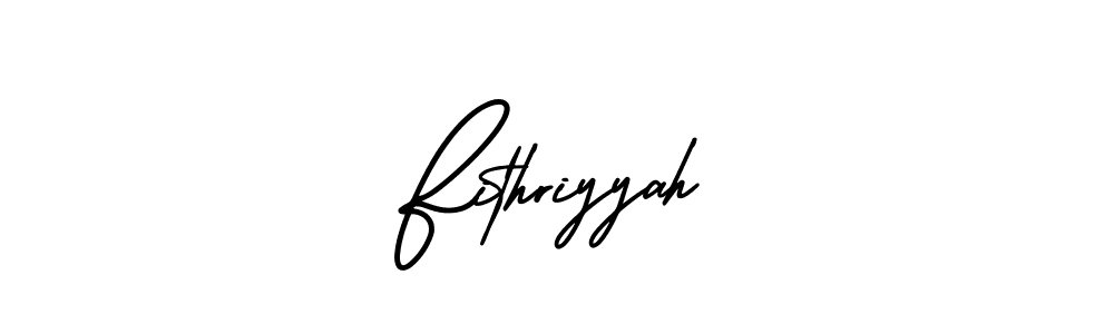 Fithriyyah stylish signature style. Best Handwritten Sign (AmerikaSignatureDemo-Regular) for my name. Handwritten Signature Collection Ideas for my name Fithriyyah. Fithriyyah signature style 3 images and pictures png