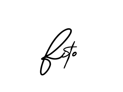 Make a beautiful signature design for name Fito. Use this online signature maker to create a handwritten signature for free. Fito signature style 3 images and pictures png