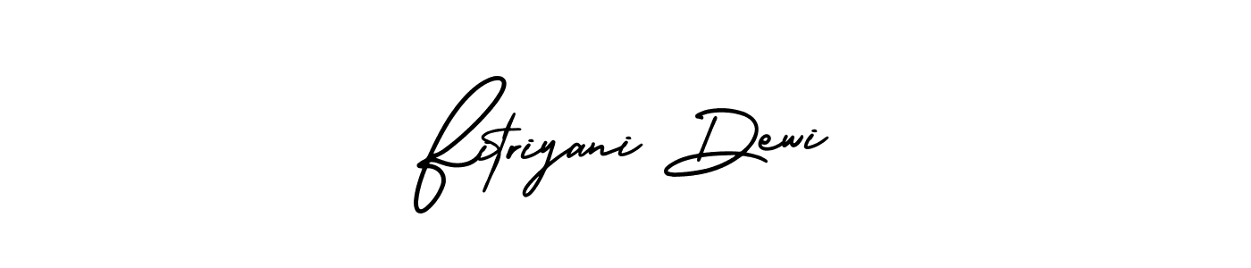 Similarly AmerikaSignatureDemo-Regular is the best handwritten signature design. Signature creator online .You can use it as an online autograph creator for name Fitriyani Dewi. Fitriyani Dewi signature style 3 images and pictures png